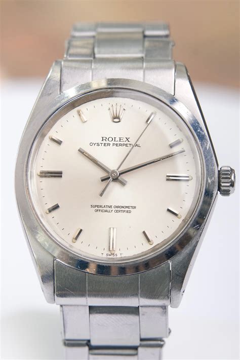 1980 stainless rolex gents 3 4 size|vintage rolex wrist watch.